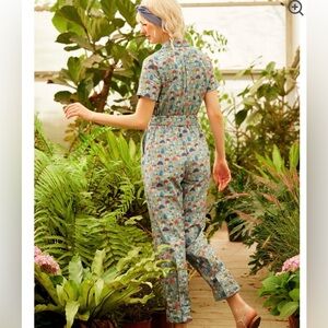 MODCLOTH Mushroom About Town Jumpsuit Fungi Fun! 🍄🍄🍄 Size 1X Vegetable Print